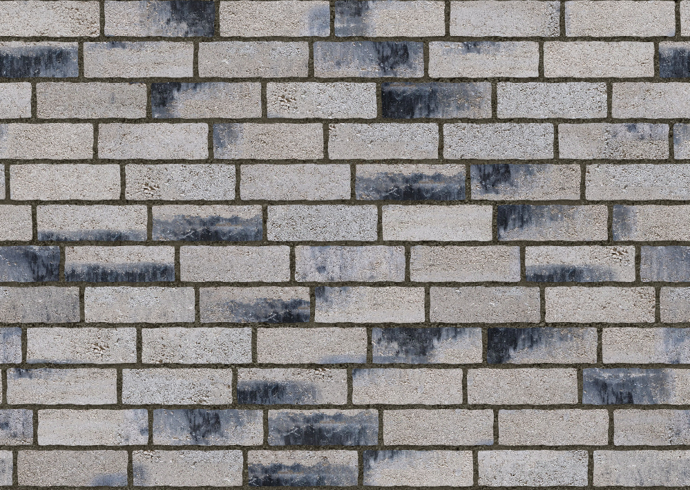 Charcoal Brick Staggered — Architextures